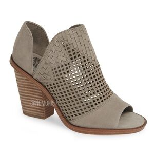 NEW Vince Camuto Suede Grey Fritzey Bootie